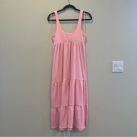 Free People • Electric Pink Beach Reel Love Midi Dress • Size XS - Picture 5 of 9